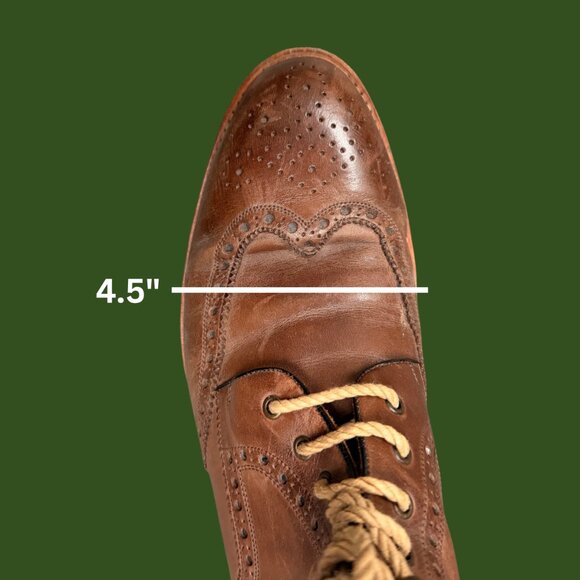 De Marchi Calzatura Men’s Brown Leather Lace-Up Boots | Italian Made Size 12 - Picture 10 of 10